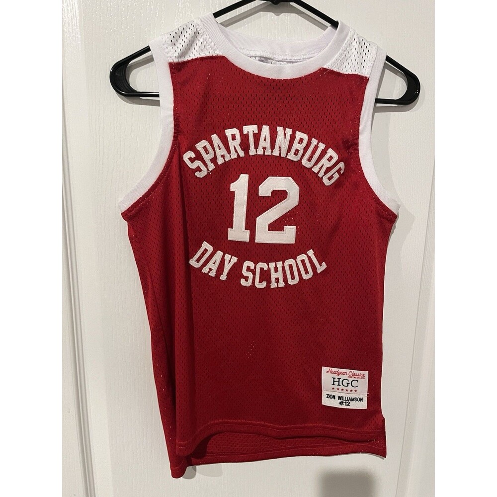Headgear Classics Zion Williamson Spartanburg Day School Youth Basketball Jersey